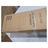 Round Stuffed Pouf Ottoman, Footstool Ottoman for footrest, Floor Chair for Living Room Bedroom, Pouf Cushion with All-in-one Foam Filling