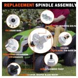 YiaChuii 2PCS Deck Spindle Assembly - Replace for John Deere 100 Series 42\", 54\" Deck Lawn Tractors - L100-L130, LA105-LA175, D100-D170, E100-E180, S100-S160, X100-X140 Since 2006 - with Zerk & Bolt