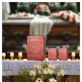 Wooden Cremation Urn for Human, Wood Handmade Engraved Decorative Box, Funeral Urns for Adult Male Female Burial or Memorial Keepsake, Urns for Ashes Men Women