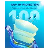 Aegend Swim Goggles, Swimming Goggles No Leaking Anti Fog UV Protection Triathlon Swim Goggles with Free Protection Case for Adult Men Women