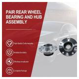 REVOTUNE 512510 Pair Rear Wheel Bearing and Hub Assembly for Dodge Dart 2013 2014 2015 2016