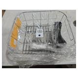 Neat-O Deluxe Chrome-Plated Steel Small Dish Drainers (Black)