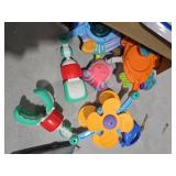 UTOPLIKEY Adjustable Baby Stroller Arch Toy, Car Seat Toys for Infants 6-12 Months Hanging Toy Bar Attachment with Mirror & Sound, Crib Comfort Gift for Birthday, Baby Shower