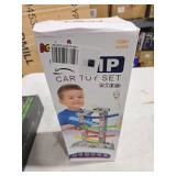 Montessori Toys for 2 3 Year Old Boys Toddlers, Car Ramp Toys with 6 Cars & Race Tracks, Garages and Parking Lots, Ramp Racer Toy Gift for Boys Girls Age 18 Months and Up, Multicolor