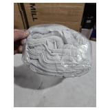 American Soft Linen Luxury 6 Piece Towel Set, 2 Bath Towels 2 Hand Towel 2 Washcloths, 600 GSM 100% Cotton Turkish Towels for Bathroom, Silver Grey Towel Sets