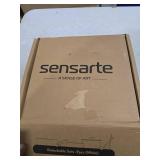 SENSARTE 9 Piece Pots and Pans Set, Nonstick Detachable Handle Cookware, Induction Kitchen Cookware Set with Removable Handle, Healthy Non Stick for RV, Dishwasher Oven Safe (White)