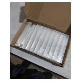 JOYIT Arch Wedding Table Numbers 1-20 with Stands 5" X 7" Acrylic Table Signs with Clear Background White Text, Perfect Acrylic Table Numbers for Wedding Receptions, Parties, Anniversaries, and Events