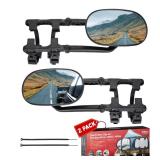 MirroGuard Extended Towing Mirrors, Universal Clip-On Side Mirror Extensions for Pickups, RVs, and Trailers, Tow Mirrors with Extenders (Model MG91)