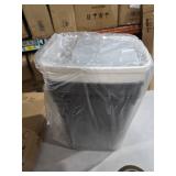 CEROELDA 3 Pack Bathroom Trash Can with Lid, 10L/2.6 Gal Small Garbage Can with Press Top Lid, Slim Plastic Waste Basket for Toilet, Office, Bedroom (Muti 1, 3 Pack)