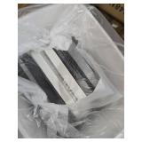 CEROELDA 3 Pack Bathroom Trash Can with Lid, 10L/2.6 Gal Small Garbage Can with Press Top Lid, Slim Plastic Waste Basket for Toilet, Office, Bedroom (Muti 1, 3 Pack)