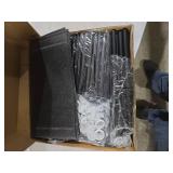 Calmootey 9 Tier Shoe Rack Organizer,Portable Shoe Shelf with Nonwoven Fabric Cover for Closet Hallway,Bedroom,Entryway,Black