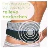 Beurer EM38 Lower Back Pain Relief Belt, TENS Unit Muscle Stimulator | 4 Electrodes | Adjustable & Breathable | Women & Men | Fits 30-55" Waist | Lower Back Support, Lumbar Support, Back Brace