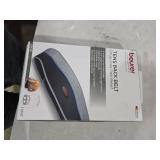 Beurer EM38 Lower Back Pain Relief Belt, TENS Unit Muscle Stimulator | 4 Electrodes | Adjustable & Breathable | Women & Men | Fits 30-55" Waist | Lower Back Support, Lumbar Support, Back Brace