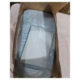 Amazon Basics Dog and Puppy Pee Pads, 5-Layer Leak-Proof Super Absorbent, Quick-Dry Surface, Potty Training, Regular (22x22\"), 100 Count, Blue & White