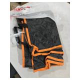 ELONGRIVER Dog Car Seat Cover for Back Seat Hammock 600D Waterproof Car Seat Protector for Dogs with Anti-Slip Scratch Proof Dog Seat Cover for SUV Truck Black with Orange Standard Size