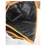 ELONGRIVER Dog Car Seat Cover for Back Seat Hammock 600D Waterproof Car Seat Protector for Dogs with Anti-Slip Scratch Proof Dog Seat Cover for SUV Truck Black with Orange Standard Size