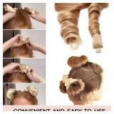 8PCS Heatless Hair Curler, Satin Heatless Hair Curler 4 Sets, Hair Rollers for Heat-Free Curls with Hair Caps, Heatless Curlers for Long Hair, Sleep-In Curling Rod Headband