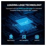 TV Antenna Indoor,Antenna for Smart TV for Long Range Reception and All Smart/Old TVs, HD Digital Antenna with Amplifier Signal Booster for Local Channels,Supports 4K 1080p