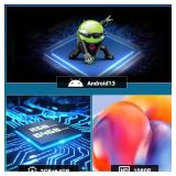 Hikity Double Din Android Car Stereo with Wireless Carplay Android Auto, 2+64GB 9 Inch Touchscreen Car Radio Support Bluetooth/GPS Navigation/HiFi/WiFi/FM + Backup Camera