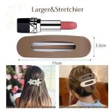 Yanibest 5 Pcs Flat Hair Clips - Stylish Lay Flat Claw Clips for All Hair Types,Multi-Styles Matte Non-slip Hair Clips for Women Girls Wedding Prom Party Hair Decorations