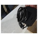 HANYCONY Power Strip Surge Protector, 5 Ft Exetnsion Cord with Multiple Outlets, Outlet Extender with 4 USB Ports, Flat Plug, Wall Mount for Home Office Dorm Room Essentials, ETI Listed, Black