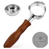 Casabrews 58mm Bottomless Portafilter, 3 Ears Espresso Portafilter with Filter Basket and Puck Screen, Compatible with CASABREWS 5700 Series, Neutron Pro, Ultra and 4700Gense,