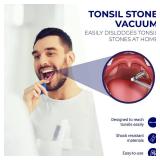 Oravix Tonsil Stone Vacuum, Tonsil Stone Remover Vacuum Suction, Tonsil Stone Cupping Tool, Tonsil Stone Removal Tool with Suction, Tonsil Stones Removal Vacuum, Tonsil Stone Extractor - 3 in 1 Kit