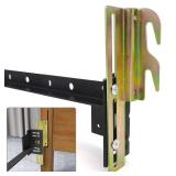 2Pcs 711 Bolt on to Hook on Bed Frame Conversion Brackets with Hardware Hook, Headboard Hook Set,Hook on Bed Frame Brackets Adapter,Hook on Bed Rail