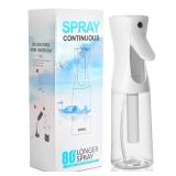 Joe zlvy Empty Spray Bottle for Hair 16.9 Oz/500ml, Continuous Spray Bottle Fine Mist Sprayer,Suitable for hairstyles, cleaning, plants, pets, and hairdressers