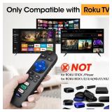 3 Pack Replacement Remote Control Only for Roku TV, Compatible for TCL Roku/Hisense Roku/Sharp/Philips/Onn Roku (Not for Roku Stick and Box)