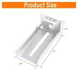 10 Pairs | Rear Mounting Brackets for Face Frame Cabinets - Compatible with HBL