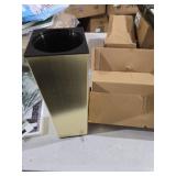 BVL Toilet Brush and Hoder Set Brushed Gold Freestanding for Bathroom