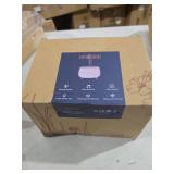 APOMATOT 2-in-1 BT Speaker & Ultrasonic Essential Oil Diffuser,Aromatherapy Diffuser Cool Mist Humidifier with 7 Colors Lights for Large Room Home Office,400ml(White+Wooden Grain)