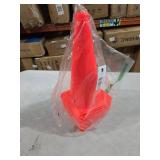12 Inch 12 Pack Orange Traffic Training Cones, Plastic Safety Parking Cones, Agility Field Marker Cones for Soccer Basketball Football Drills Training, Outdoor Sport Activity & Festive Events