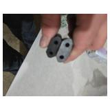 Socket Plug Adapter Europe EU Euro to US Travel Charger AC Power Converter 2PCS(Black)