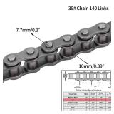 35 Chain Masters 140 Links #35 with Connecting Master Link for Baja Doodle Bug Blitz Dirt Bug Racer Motor Sports DB30 Harbor Freight Predator 212cc Go Kart Cart Motovox Mini Bike