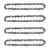 4 Pack 8 Inch Chainsaw Chain 050\" Gauge, 3/8\" LP Pitch, 33 Drive Links, 8 Inch Pole Saw Chains Fits for Chicago Sun Joe SWJ800E SWJ806E Portland, Greenworks, Chicago and More- S33