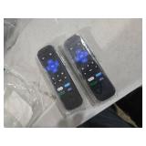 2Pcs Replacement Remote Control Compatible for Roku TV, Universal Remote Fit for Hisense/Onn/TCL/Sharp/Element/Philips/Hitachi/JVC/RCA/Insignia/Sanyo/LG RokuSeries Smart TVs (Not for RokuStick & Box)