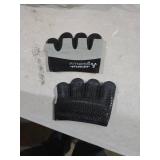 FITNESS FORCE Workout Gloves for Men & Women Partial Weight Lifting Non-Slip Gym Gloves, Lifting Grip for Calluses Guard Fingerless Exercise Gloves with Full Palm Protection (Grey-Mini, Medium)
