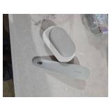 Selaurel Laundry Scrub Brush 2 Pack Soft Bristle Brush Cleaning Brush for Stains Clothes Scrubbing Brush Household Cleaning Tool for Bathroom Countertops Bathtubs (Gray)