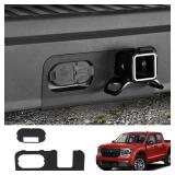 Mabett Rear Bumper Cover Plate for 2022-2025 Ford Maverick Accessories, Hitch Surround Cover Protection for Maverick with 4/7-Pin Connector Hitch (Not for Lobo)