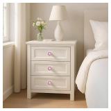 DEELF 25 Packs Kitchen Cabinet Knobs, 30 mm Crystal Cabinet Knobs, Diamond Dresser Handle Drawer Pulls, Dresser Knobs for Cabinets and Drawers, Pink