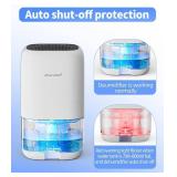 Dehumidifier,TABYIK 35 OZ Small Dehumidifiers for Room for Home, Quiet with Auto Shut Off, Dehumidifiers for Bedroom (280 sq. ft), Bathroom, RV, Closet