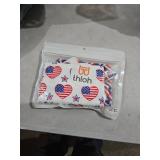 THLOH 4th of July Dog Bandanas - 2 Pack Reversible American Flag Pet Scarf for Boy and Girl | Premium Durable Fabric | Stripe Patriotic Bandana for Small Medium Large and Extra Large Dogs (X-Large)