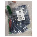 Best Pet Supplies Voyager Step-in Air Harness - All Weather Mesh, Reflective, No Pull Harness for Dogs, Cats - Secure with Hook & Loop Fastener, Buckle, Double D-Rings - Blue, L