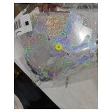 KOKMEYA 10-Pack Reflective Bird Repellent Pinwheels 9.6 Inches in Diameter Silver dot, Outdoor Bird Deterrent, High Reflective Effect, Suitable for Yard, Balcony, Garden