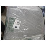 BALEINE 3 Pack Fabric Storage Bins for Shelves, Linen Storage Baskets for Organizing, Decorative Closet Bins for Clothes, Home (Grey, 15\"x11\"x9.5\")