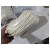 SOUJAP 5/32 Inch White Natural Cotton Clothesline Rope, 4mm x 328 Feet Cotton Sash Cord for Window, Decoration, Tie Down