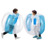 Theefun Bumper Balls, 2 Pack 36inch Inflatable Sumo Ball Bopper Toys for Kids Physical Outdoor Active Play, Giant Human Hamster Knocker Body Zorb Ball, Body Bubble Soccer Ball