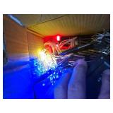 Maleyt Solar Garden Lights, Outdoor Firework Lights, 5 Pack 120 LED Decorative Stake with Remote, 8 Modes DIY Landscape Light Waterproof Lamps for Walkway Pathway Backyard Lawn(Colorful)